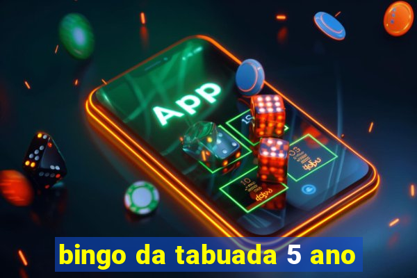 bingo da tabuada 5 ano